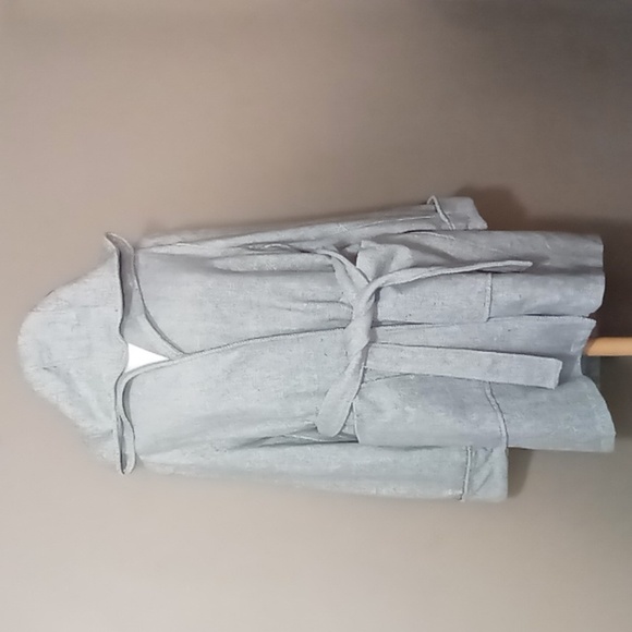 A New Day Grey Hooded Jacket w Big Pockets and Belt XXL NWT - Picture 1 of 8